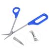 Toe Nail Clippers Adult Thick Nails Long Handle Set, Long Handle Toenail Scissors for Adult Seniors & Easy Reach with Ingrown Toenail File view 1
