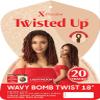 Outre X-Pression Twisted Up Medium Long Length Yaki Synthetic Hair Crochet Braid - WAVY BOMB TWIST 18 (PEBL) view 3