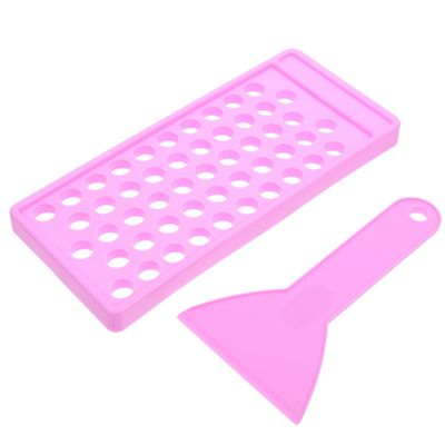 FRCOLOR 1set Portable Lipstick Filling Tray of Spatula for Containers Smooth for Home Use Creative Supplies Color