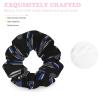 Police Thin Line Flag Spartan Hair Scrunchies Elastic Hair Bands Hair Ties Ropes Ponytail Holders for Women Great Gift view 4