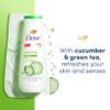 Dove Body Wash Refreshing Cucumber and Green Tea 4 Count Refreshes Skin Cleanser That Effectively Washes Away Bacteria While Nourishing Your Skin 20 oz view 4