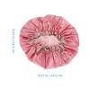 FRCOLOR 3pcs Double Layer Shower Caps for Women Oil Bath Hats Elastic and Reusable Hair Cover for Hair Curls and Braids Stylish and Comfortable Design view 3