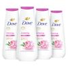 Dove Body Wash 4 Count Renewing Peony and Rose Oil for Renewed, Healthy-Looking Skin Gentle Skin Cleanser with 24hr Renewing MicroMoisture 20 oz view 1