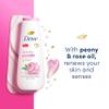 Dove Body Wash 4 Count Renewing Peony and Rose Oil for Renewed, Healthy-Looking Skin Gentle Skin Cleanser with 24hr Renewing MicroMoisture 20 oz view 4