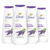 Dove Body Wash 4 Count Relaxing Lavender Oil & Chamomile for Renewed, Healthy-Looking Skin Gentle Skin Cleanser with 24hr Renewing MicroMoisture 20 oz view 1