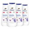 Dove Body Wash Anti-Stress Blue Chamomile & Oat Milk 4 Count for Renewed, Healthy-Looking Skin Moisturizing Gentle Skin Cleanser with 24hr Renewing MicroMoisture 20 oz view 1