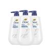 Dove Body Wash with Pump 3 Count Deep Moisture for 24hr Lotion-Soft Skin Moisture Moisturizing Skin Cleanser with No Sulfates No Parabens view 1