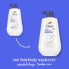 Dove Body Wash with Pump 3 Count Deep Moisture for 24hr Lotion-Soft Skin Moisture Moisturizing Skin Cleanser with No Sulfates No Parabens view 3