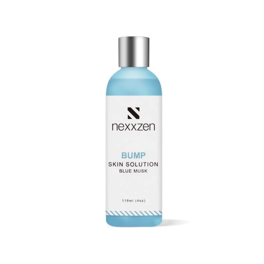 Nexxzen 4oz Bump Skin Solution, Reduces Razor Bumps, Ingrown Hairs, and Redness from Shaving/Waxing, For men and women (Purple Sandalwood)