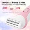 Bella Ciao Electric Shaver for Women, Cordless Full-Body Hair Trimmer, Straight and Curved Blades with Floating Foil, Includes Trimming Guide and Cleaning Brush, Batteries Not Included, Pink view 3
