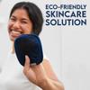 Dock & Bay Reusable Makeup Pads - Face & Skin Cleaner - Ultra Soft, Washable - 3 Pack with Included Wash Bag - (12x10cm) - Nautical Navy view 2