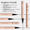 M2U NYC Waterproof Liquid Eyeliner Pen  Up to 24 Hour Wear, Smudge-Proof Black Eye Liner with Bold Pigments -Vegan & Hypoallergenic Formula Infused with Vitamin E view 3