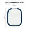 Dock & Bay Reusable Makeup Pads - Face & Skin Cleaner - Ultra Soft, Washable - 3 Pack with Included Wash Bag - (12x10cm) - Whitsunday Blue view 3