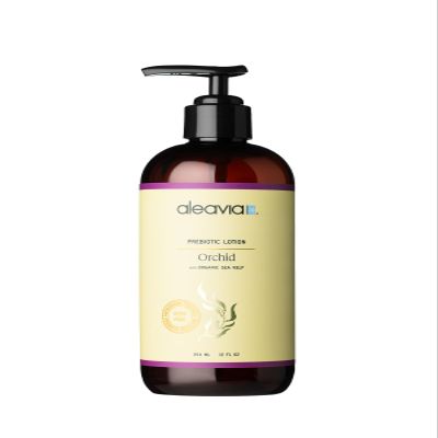 Aleavia Orchid Prebiotic Body Lotion  Lightly Scented, All-Natural Moisturizing Body Lotion with Organic Essential Oils for Soft, Smooth Skin  12 Oz