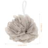 GLEAVI 6pcs Portable Bathing for Daily Use Convenient Shower Sponges for Exfoliating Skin and Deep Cleansing Travel-Friendly Loofah Khaki view 2