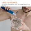 GLEAVI 6pcs Portable Bathing for Daily Use Convenient Shower Sponges for Exfoliating Skin and Deep Cleansing Travel-Friendly Loofah Khaki view 3