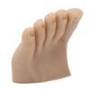 Fake Foot Model, Silicone Practice Foot, Nail Practice Training Foot Half Foot Mannequin, Fake Training Foot, Flexible Movable Soft Silicone Fake Foot Tool for Nails Training Display (Left) view 1