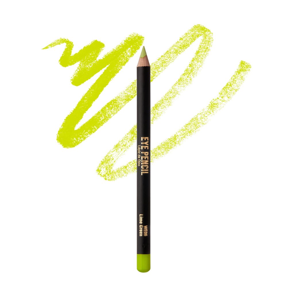 KISS NEW YORK Professional Slim Eye Pencil, Creamy Soft Eye Liner, Smooth Long-Lasting Rich Eyeline Color, Natural Eye Makeup, Water-Resistant (Lime Green)