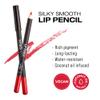 KISS NEW YORK Professional Slim Lip Pencil, Creamy Soft Lip Liner, Smooth Long-Lasting Rich Lip Color, Natural Lip Makeup, Water-Resistant Lip Crayon (Hot Red) view 4