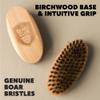 Beard Club Men's Boar Bristle Brush - Birchwood Grooming Tool for Styling, Taming and Healthy Beard Growth view 4