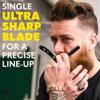 The Beard Club Straight Razor for Men - Navajas Para Barbero - Barber Straight Edge Razor Kit - Premium Single Derby Blade Cutthroat With 10 Replaceable Stainless Steel Blades & Leather Case view 3