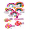 56PCS Toddler Hair Accessories Set: Colorful Rainbow Barrettes, Pins, Candy Fruits, Butterflies for Kids' Stylish Hairstyles view 3