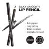 KISS NEW YORK Professional Slim Lip Pencil, Creamy Soft Lip Liner, Smooth Long-Lasting Rich Lip Color, Natural Lip Makeup, Water-Resistant Lip Crayon (Black) view 4