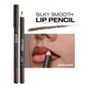 KISS NEW YORK Professional Slim Lip Pencil, Creamy Soft Lip Liner, Smooth Long-Lasting Rich Lip Color, Natural Lip Makeup, Water-Resistant Lip Crayon (Chocolate) view 3