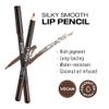 KISS NEW YORK Professional Slim Lip Pencil, Creamy Soft Lip Liner, Smooth Long-Lasting Rich Lip Color, Natural Lip Makeup, Water-Resistant Lip Crayon (Chocolate) view 4