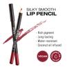 KISS NEW YORK Professional Slim Lip Pencil, Creamy Soft Lip Liner, Smooth Long-Lasting Rich Lip Color, Natural Lip Makeup, Water-Resistant Lip Crayon (Moulin Rouge) view 4
