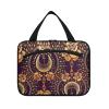 ALAZA Rose Star Geometric Toiletry Bag Travel Hanging Cosmetic Bag Portable Makeup Organizer for Women Men College Dorm Home Bathroom Business Trip view 2