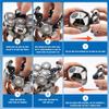 Head Shavers for Bald Men, Wjiang 6 in 1 Electric Razor Mens Shaver Wet Dry Cordless Electric Skull Shavers 7D Floating Rechargeable Bald Head Shaver Back for Men Father's Day Gifts view 4