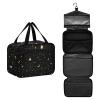 ALAZA Moon Sun Starry Night Toiletry Bag Travel Hanging Cosmetic Bag Portable Makeup Organizer for Women Men College Dorm Home Bathroom Business Trip view 1