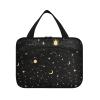 ALAZA Moon Sun Starry Night Toiletry Bag Travel Hanging Cosmetic Bag Portable Makeup Organizer for Women Men College Dorm Home Bathroom Business Trip view 2