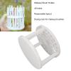 TITA-DONG 2pcs Plastic White Makeup Brush Holder with 49 Holes, Makeup Brush Drying Rack for Makeup Lover, Makeup Brush Stand for Pens, Pencils, Eyeliner, Cosmetic Brushes view 2