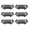 6 Pack Different Coarse Replacement Roller Heads for Electric Callus Remover for Feet Pedicure Kit Foot File Pedicure Tools Refill Rollers view 1