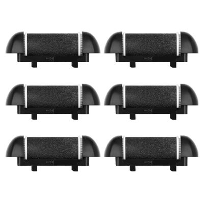 6 Pack Electric Pedicure Device Replacement Roller Head with Same Mineral Stone for Feet Care Grinding Heads for Eletric Callus Remover for Daily Maintenance (6pcs Light Coarse)