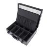 CeRaBuRET Large Makeup Train Case, Cosmetic Organizer Box with Lights and Mirror, Makeup Case with Customized Dividers, Multifunctional Makeup Artist Organizer Kit view 1