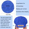 2 Pack Satin Silk Hair Bonnet for Sleeping Women, Sleep Bonnets for Women, Wide Soft Band Large Sleep Cap for Curly Hair Braids view 4