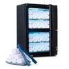 AW BYOOTIQUE Spa Towel Warmer Cabinet for Facial, 46L Extra Large Capacity, 2in1 Professional Black Double Hot Towel Cabinet Heater Machine for Beauty Salon,Barber,Massage,Hair Salon,Estheticians view 1