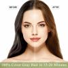 GURKOOYD Hair Color Shampoo for Gray Hair, 3 in 1 Natural Dye for Women & Men, Long Lasting Coffee for Darkening 500mL(Coffee) view 3