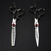 440C Barber Shears Kit Tools, 6 Inch Hair Scissors Hair Cutting Scissors Set, Bangs Scissors Teeth Scissors Thin Scissors, for Barber Or Home Use view 4