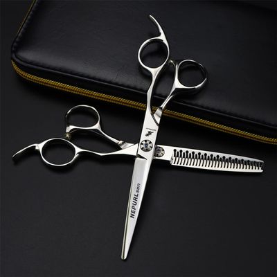 6.0 Inch Hair Cutting Scissors Set, Professional Thinning Shears Hair Cutting Scissors, Professional Japan 440C Hair Cutting Scissors, Hair Scissors, for Barber And Home Use