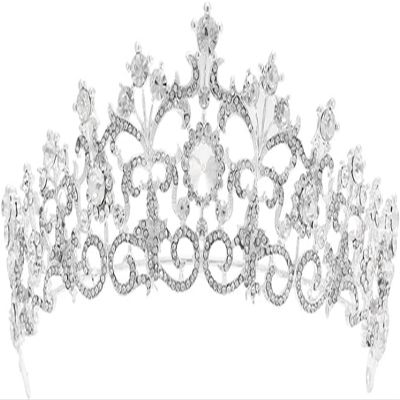 YOUOOK Vintage Rhinestone Crystal Crown - Tiaras and Crown for Women - Princess Rhinestone Crown for Christmas/Wedding/Prom/Pageant/Costume Birthday Party