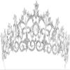 YOUOOK Vintage Rhinestone Crystal Crown - Tiaras and Crown for Women - Princess Rhinestone Crown for Christmas/Wedding/Prom/Pageant/Costume Birthday Party view 1