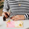 FOMIYES Manicure Display Board Vintage Nail Art Blending Palette for Professional and Home Use Non- Design for Nail Salons and Makeup Artists Mixing Tray view 3