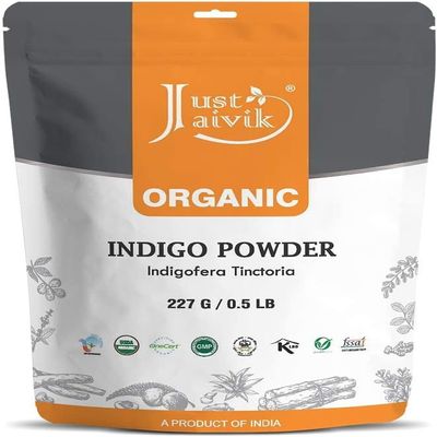 KRISTINA Just Jaivik 100% Natural Indigo Powder for Hair- 227g