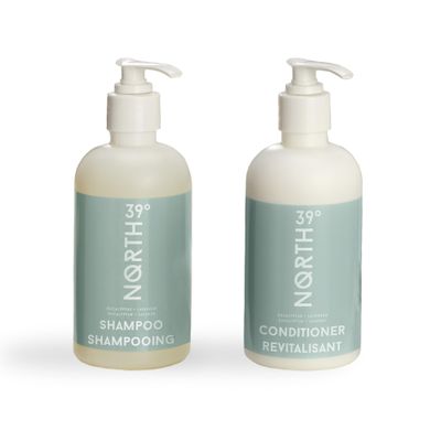 39 North Shampoo & Conditioner Set - Eucalyptus & Lavender Scent - Courtyard by Marriott and Residence Inn Hotels - Cleansing & Moisturizing - All Natural - 8.5oz - Hair Care Set