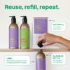 ATTITUDE Shampoo and Body Wash for Kids, EWG Verified Hair and Body Cleanser, Dermatologically Tested Soap, Plant and Mineral Based Bath Products, Vegan, Bulk Refill, Vanilla and Pear, 67.6 Fl Oz view 2