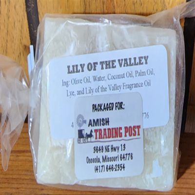 Amish Homemade Lily of the Valley Soap